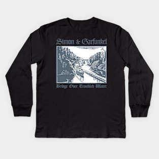 Simon & Garfunkel - Fanmade Kids Long Sleeve T-Shirt